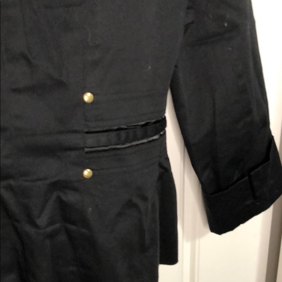 Seduction black blazer with gold buckle - Picture 7 of 8